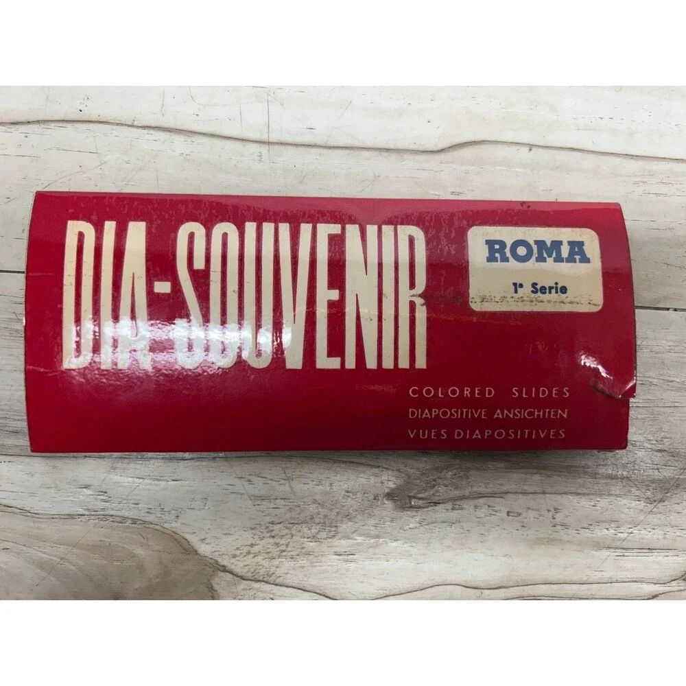 Vtg Lot Of 24 Color Slides DIA-SOUVENIR Architecture Buildings Of Rome Italy